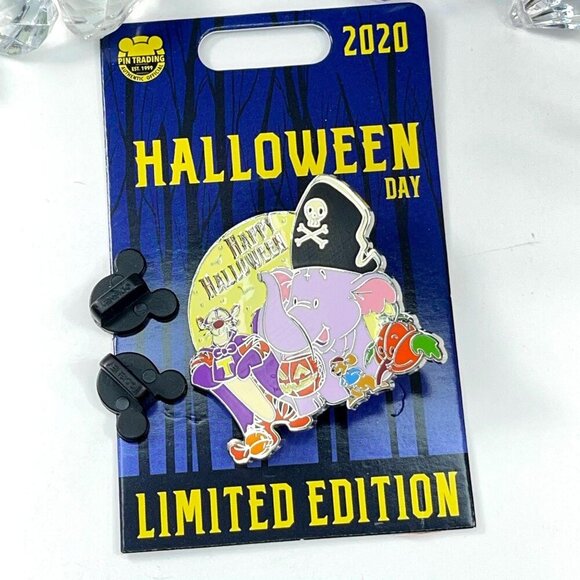 Disney Heffalump Trading Pin Winnie Tigger Halloween 2020 Lapel Pin Brooch Badge - Picture 2 of 7